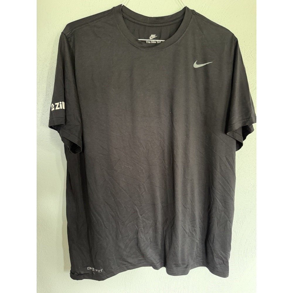 Nike Dri-FIT Legend Mens Fitness T-Shirt Zillow Swoosh Black 2XL